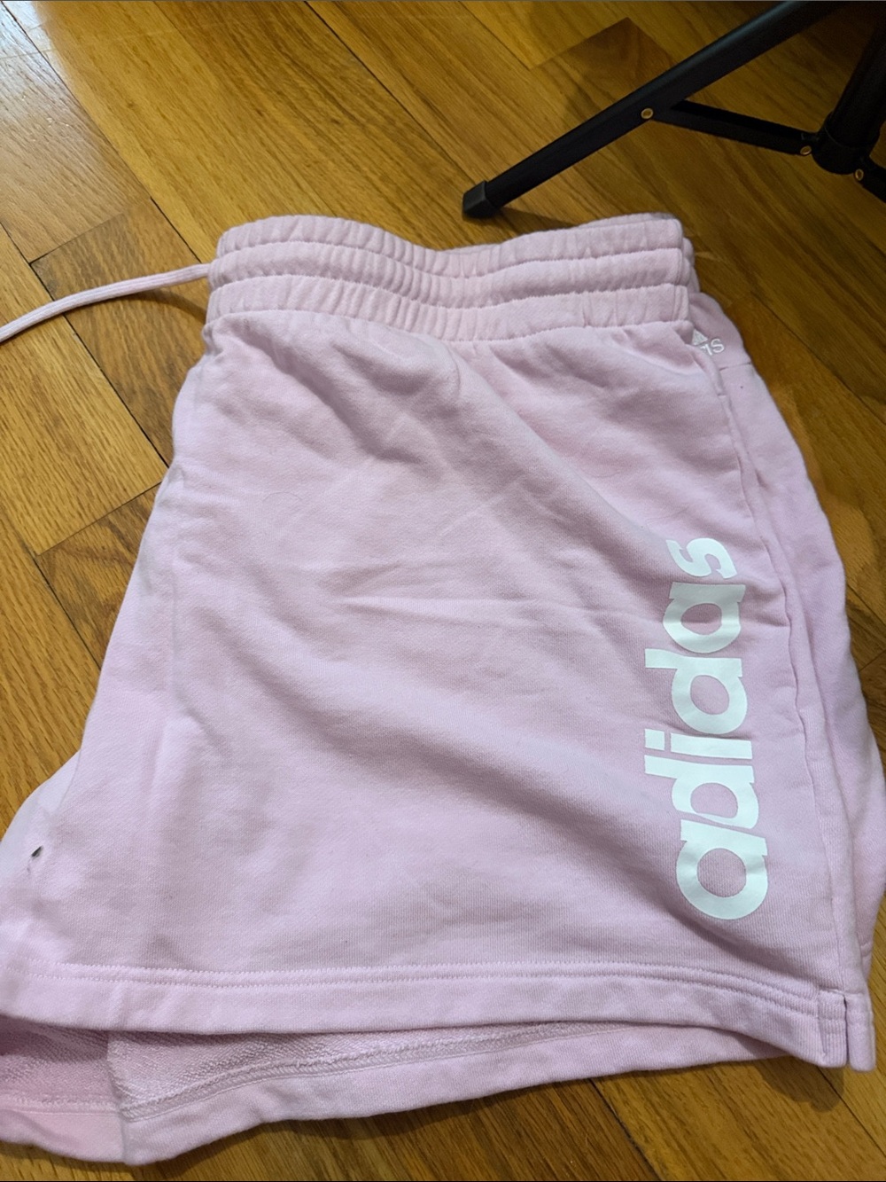 adidas Pink Logo  Athletic Shorts